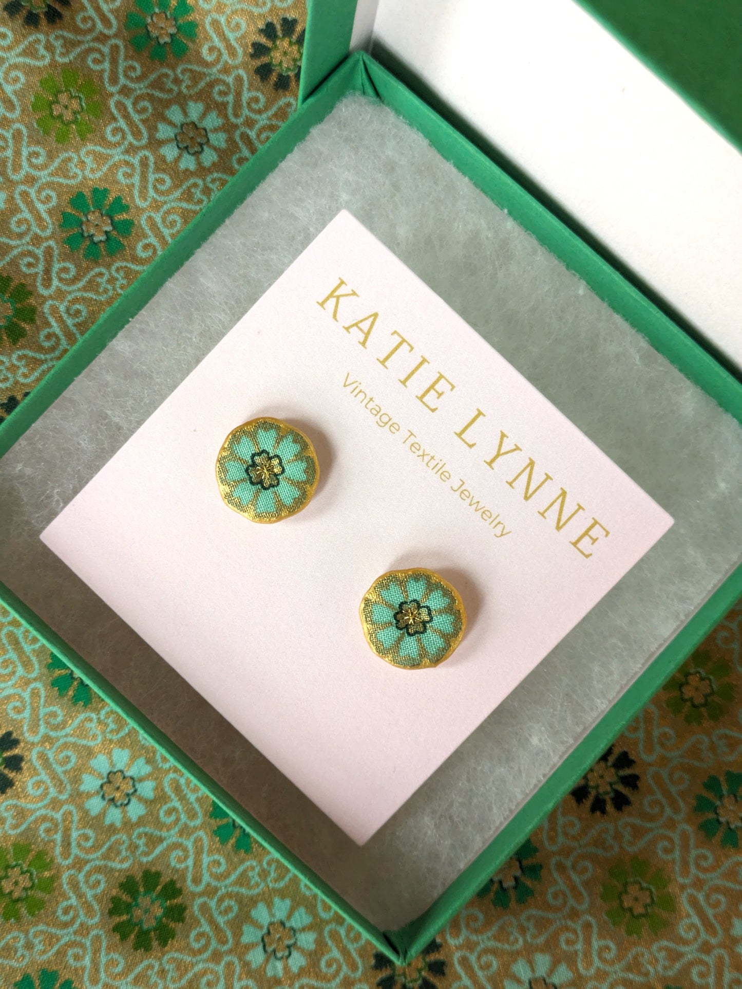 Faye Stud Earring - Mint