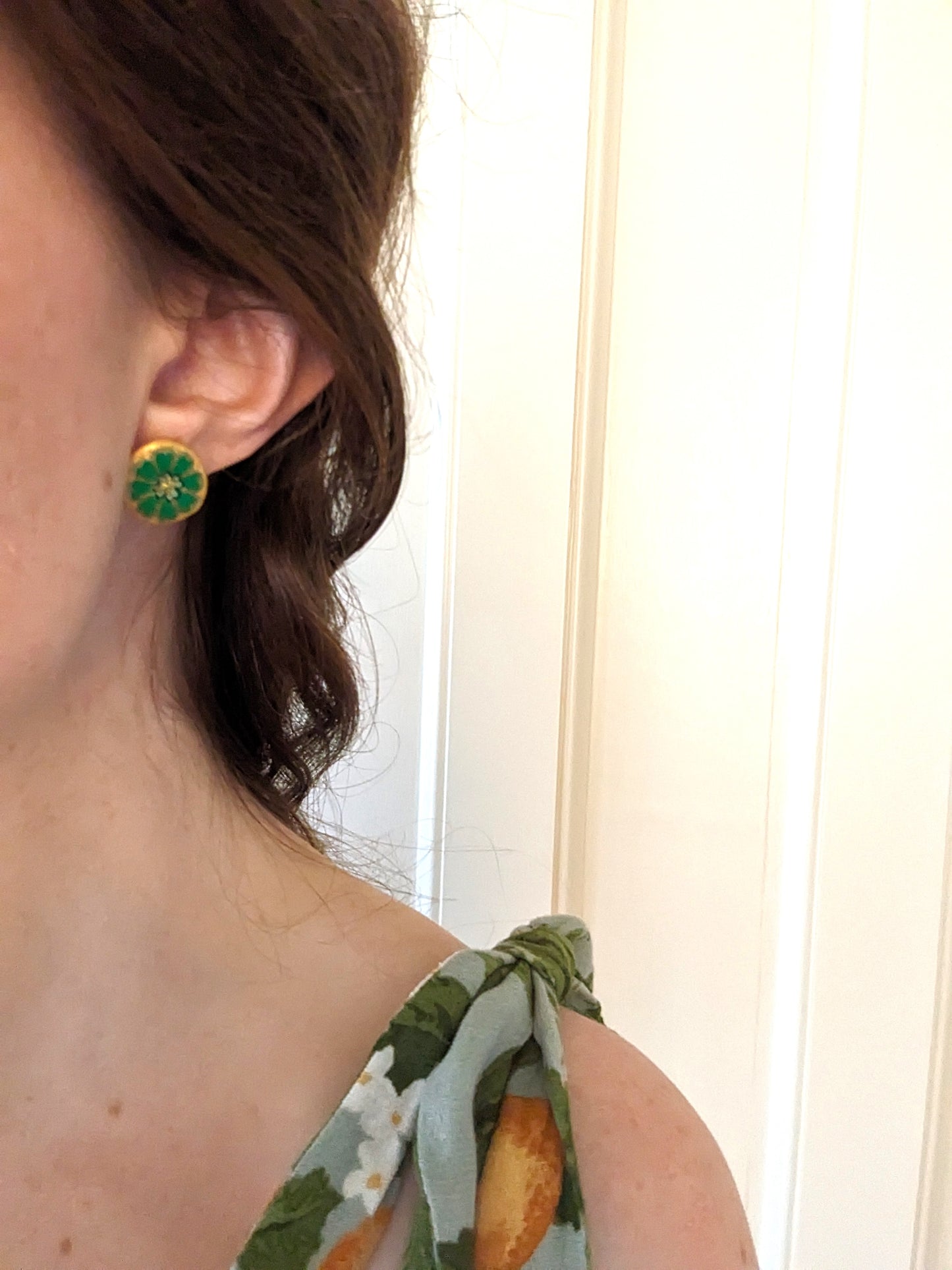 Faye Stud Earring - Jade