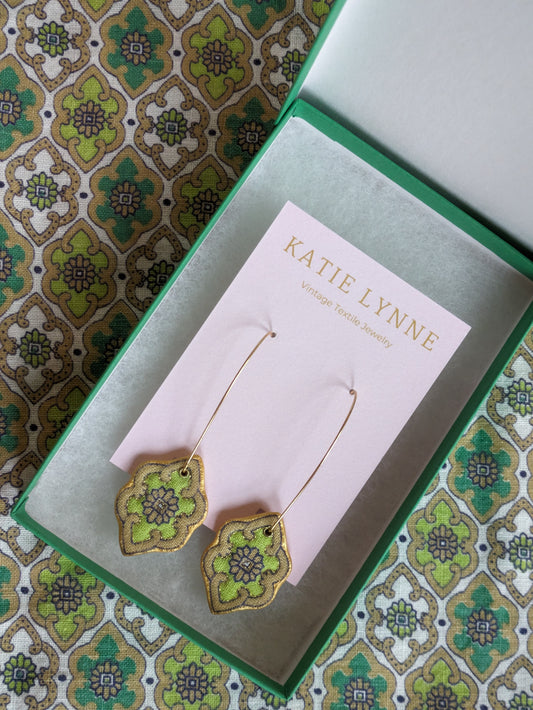 Faye Drop Earring - Chartreuse