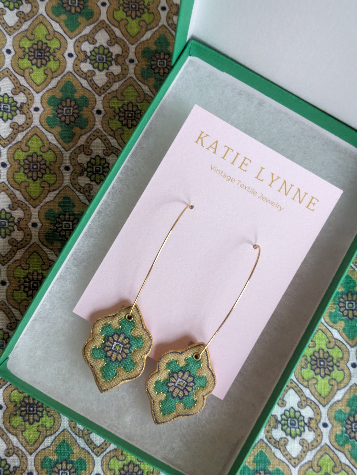 Faye Drop Earring - Jade