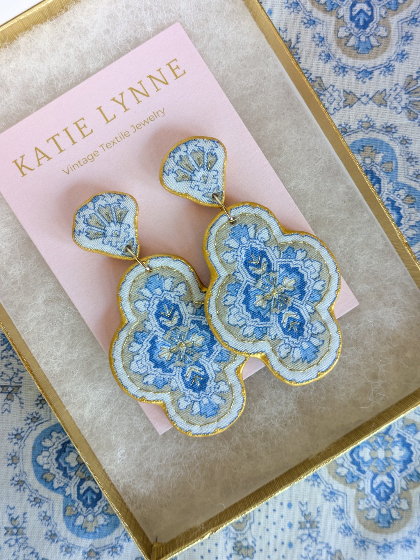 Henrietta Statement Earring - Taupe