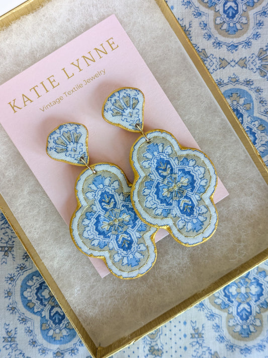 Henrietta Statement Earring - Taupe