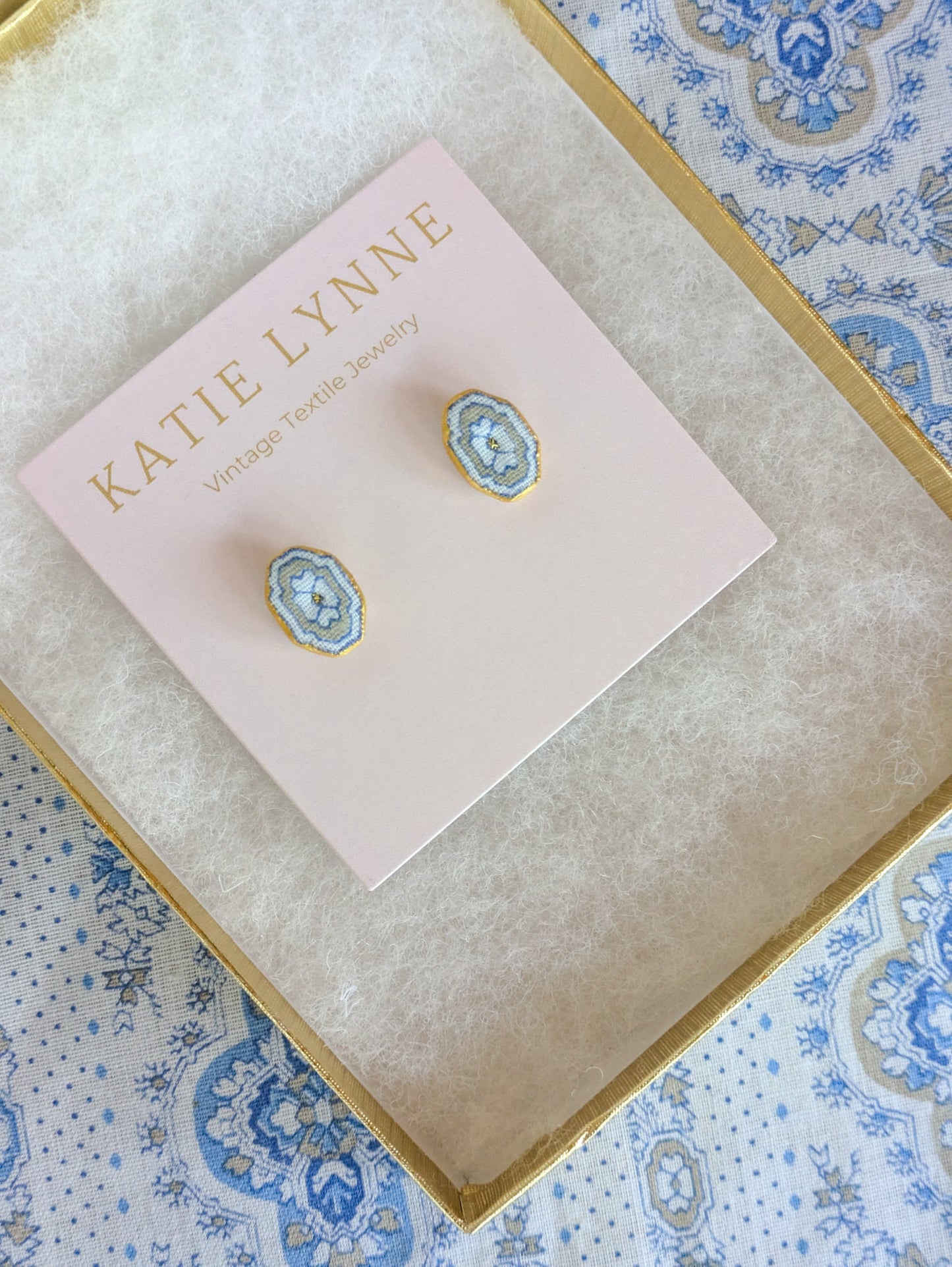 Henrietta Stud Earring - Taupe