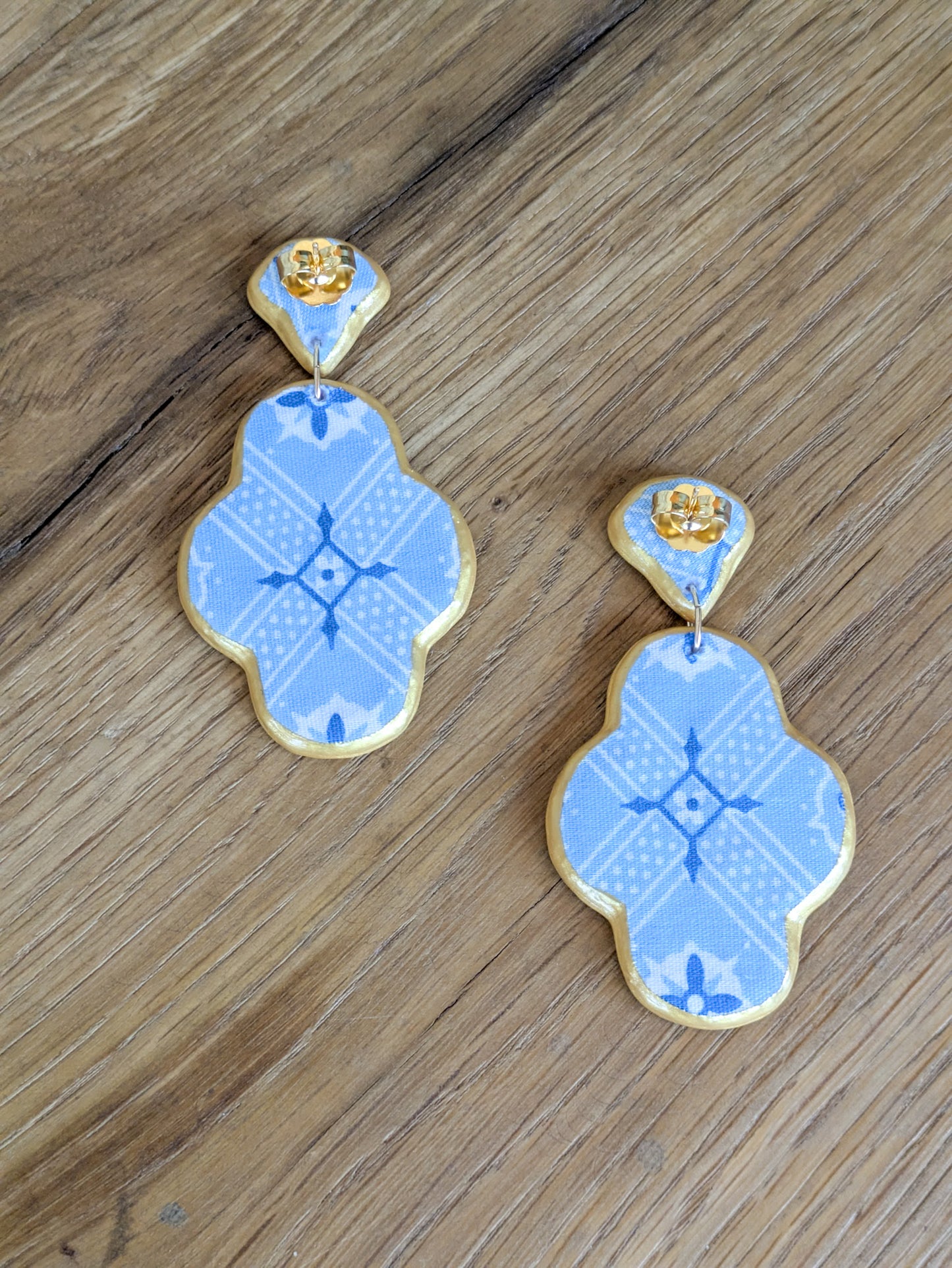 Henrietta Statement Earring - Taupe