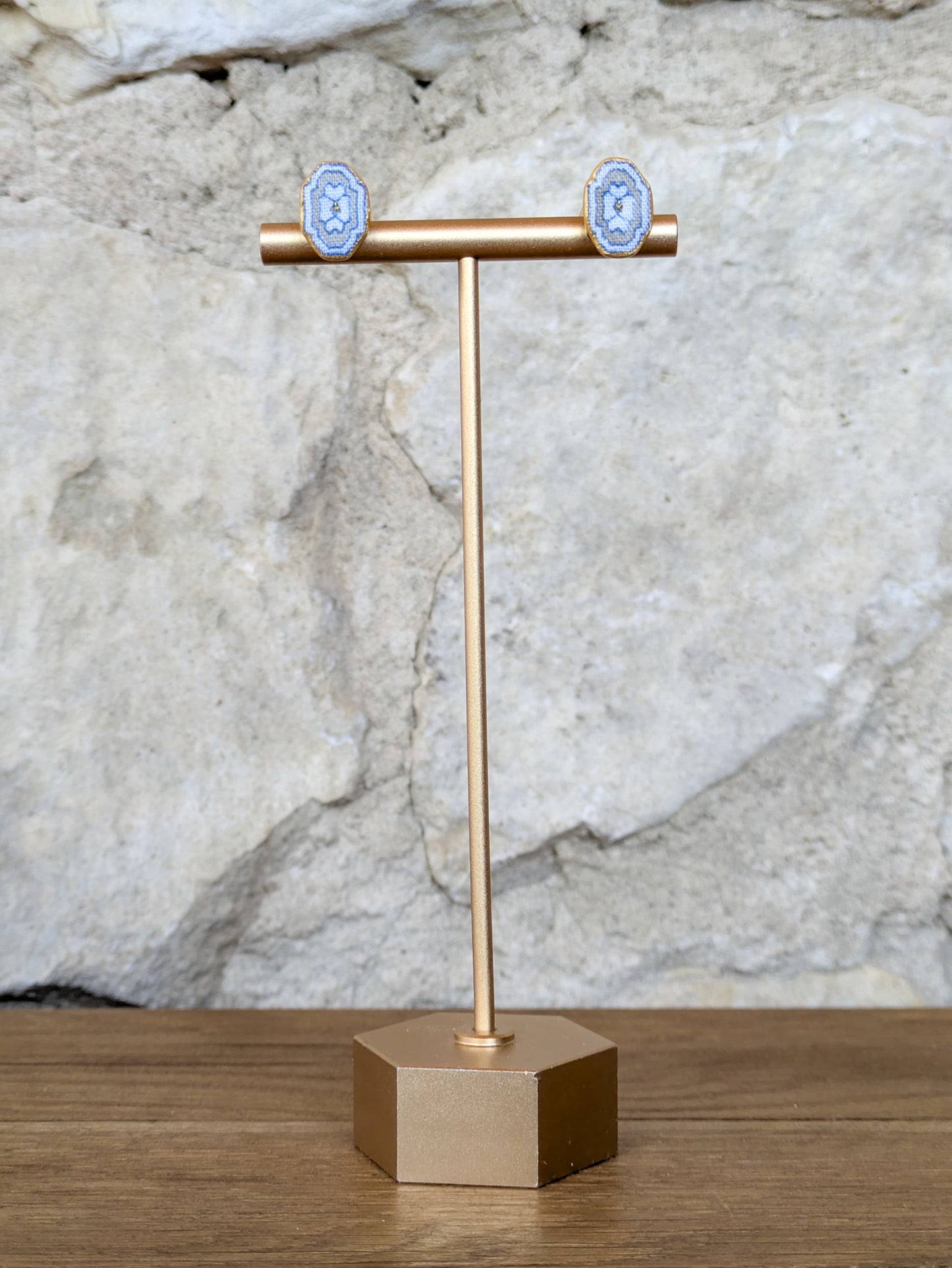 Henrietta Stud Earring - Taupe